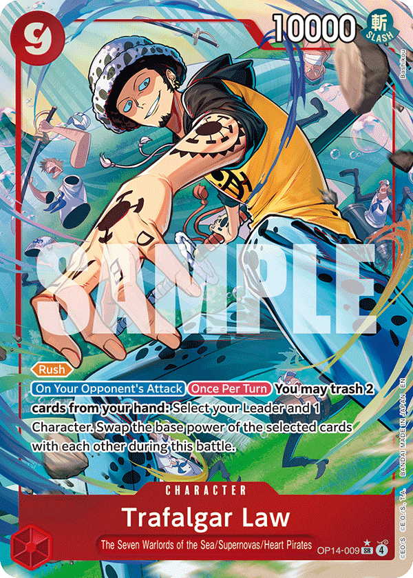 Trafalgar Law - OP14-009 (Alternate Art) OP14-009_p1
