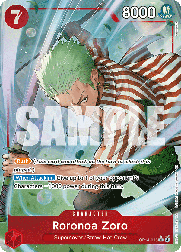 Roronoa Zoro - OP14-015 (Alternate Art) OP14-015_p1