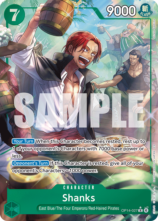 Shanks (Alternate Art) OP14-027_p1