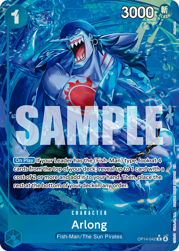 Arlong (Alternate Art) OP14-042_p1