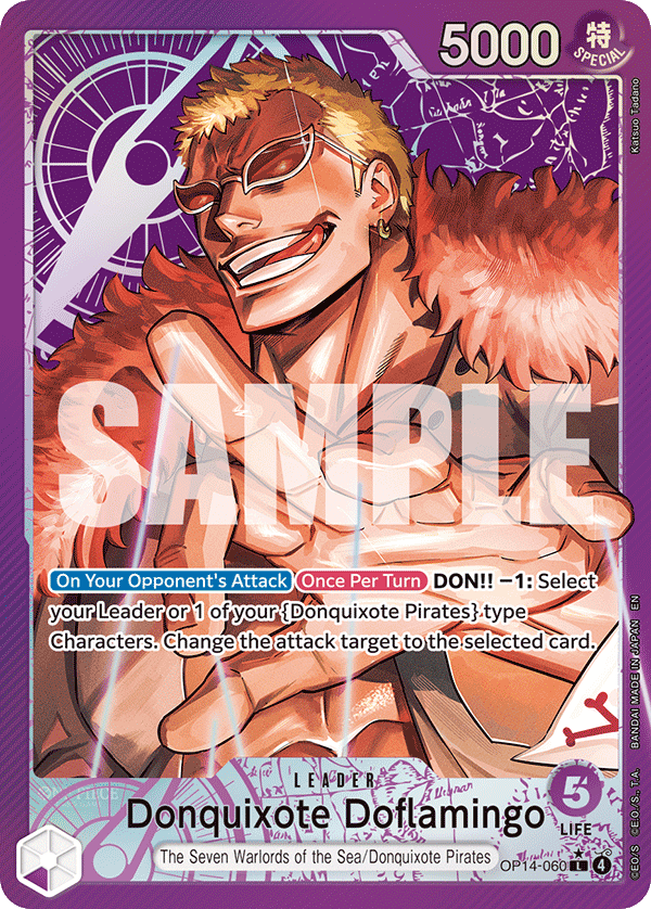 Donquixote Doflamingo - OP14-060 (Alternate Art) OP14-060_p1