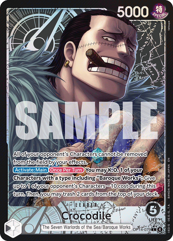 Crocodile - OP14-079 (Alternate Art) OP14-079_p1