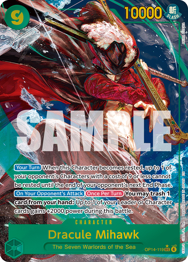 Dracule Mihawk - OP14-119 (Alternate Art) OP14-119_p1