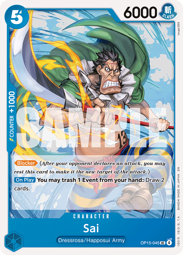 Sai OP15-045 – Adventure on Kami's Island