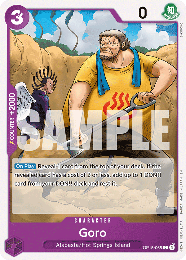 Goro OP15-065 – Adventure on Kami's Island