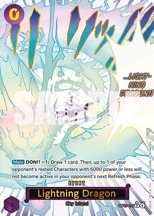 Lightning Dragon (Alternate Art) OP15-077_p1