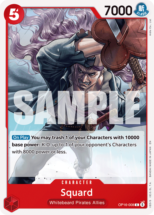 Squard OP16-008 – The Time of Battle
