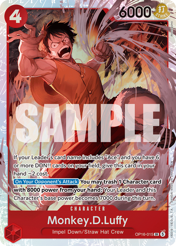 Monkey.D.Luffy OP16-015 – The Time of Battle