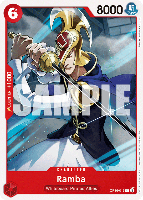 Ramba OP16-016 – The Time of Battle