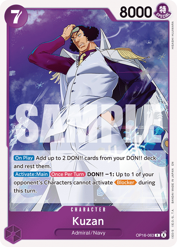 Kuzan OP16-063 – The Time of Battle