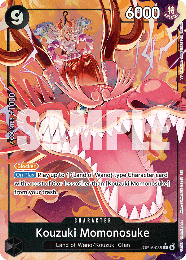 Kouzuki Momonosuke (085) (Alternate Art) OP16-085_p1