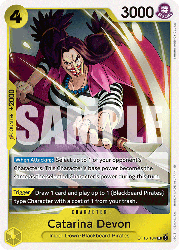 Catarina Devon OP16-104 – The Time of Battle