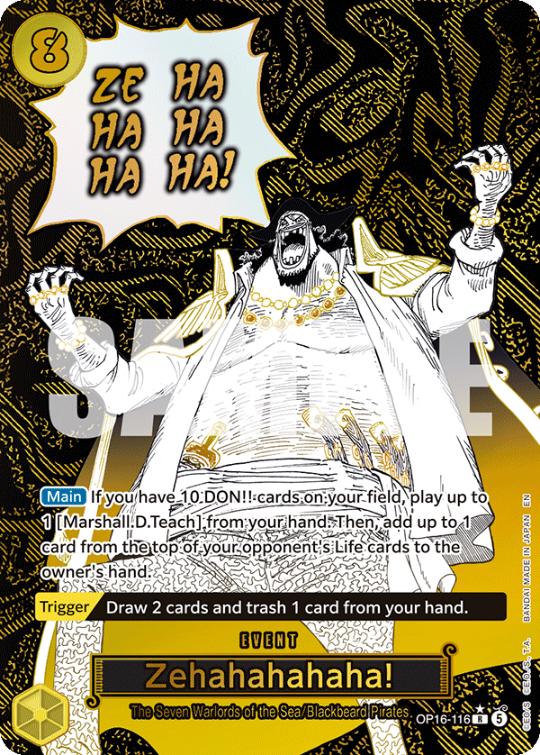 Zehahahahaha! (Alternate Art) OP16-116_p1