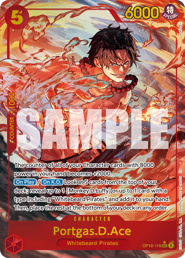 Portgas.D.Ace (118) (Alternate Art) OP16-118_p1
