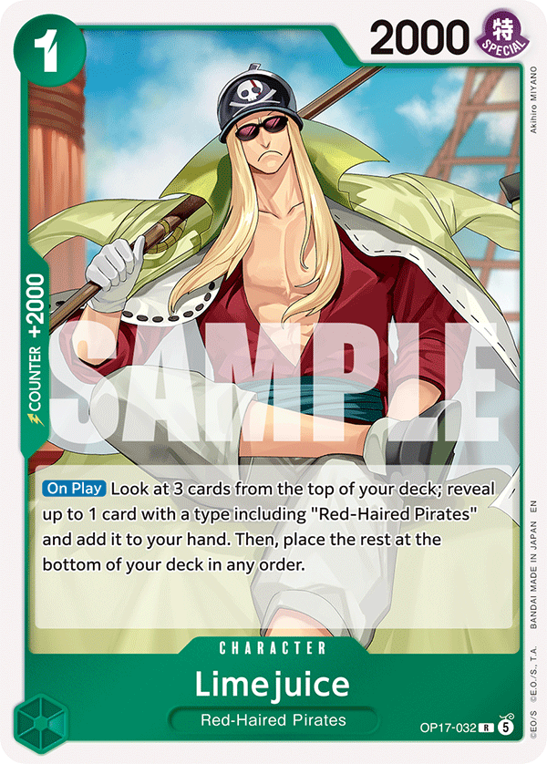 Limejuice OP17-032 – The World's Strongest Warriors