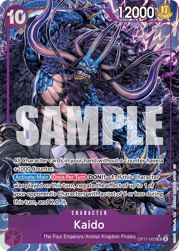 Kaido (063) (Alternate Art) OP17-063_p1