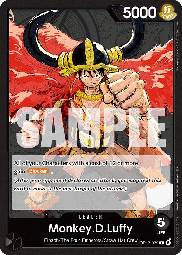 Monkey.D.Luffy (079) OP17-079 – The World's Strongest Warriors