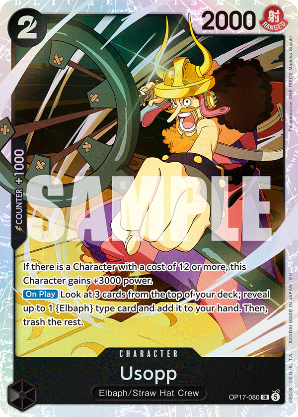 Usopp OP17-080 – The World's Strongest Warriors