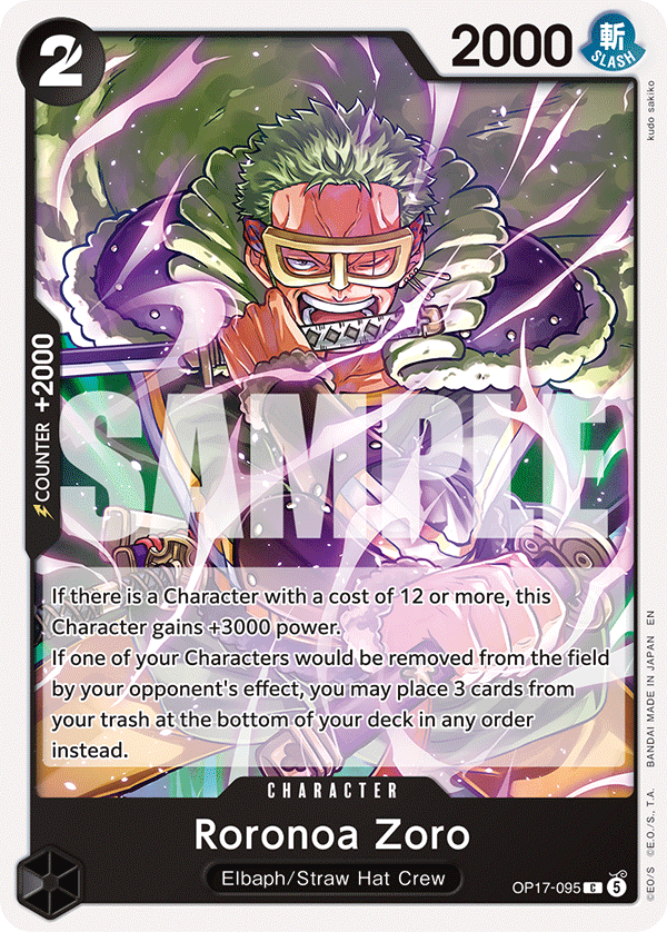 Roronoa Zoro (095) OP17-095