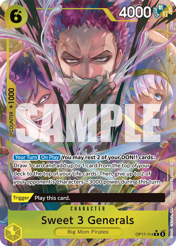 Sweet 3 Generals (Alternate Art) OP17-114_p1