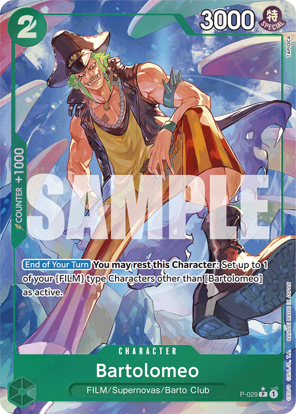 Bartolomeo (P-029) (Full Art) (alternativ bild) P-029_p4