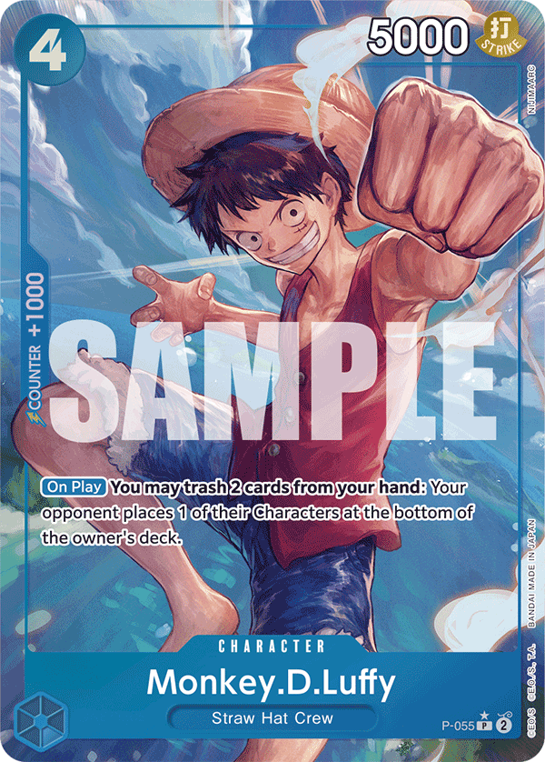 Monkey.D.Luffy (P-055) (Full Art) (alternativ bild) P-055_p3