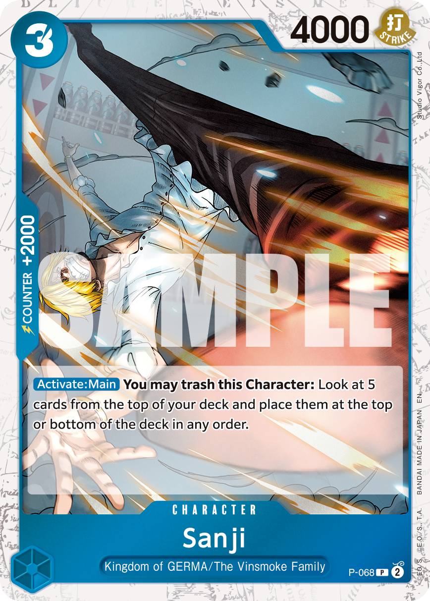 Sanji - P-068 (Pirate Foil) (alternativ bild) P-068_p1