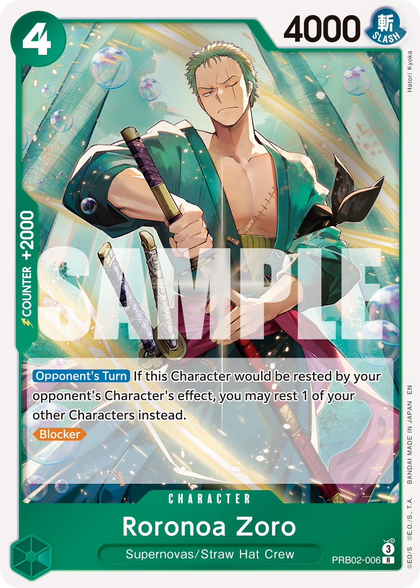 Roronoa Zoro - PRB02-006 PRB02-006