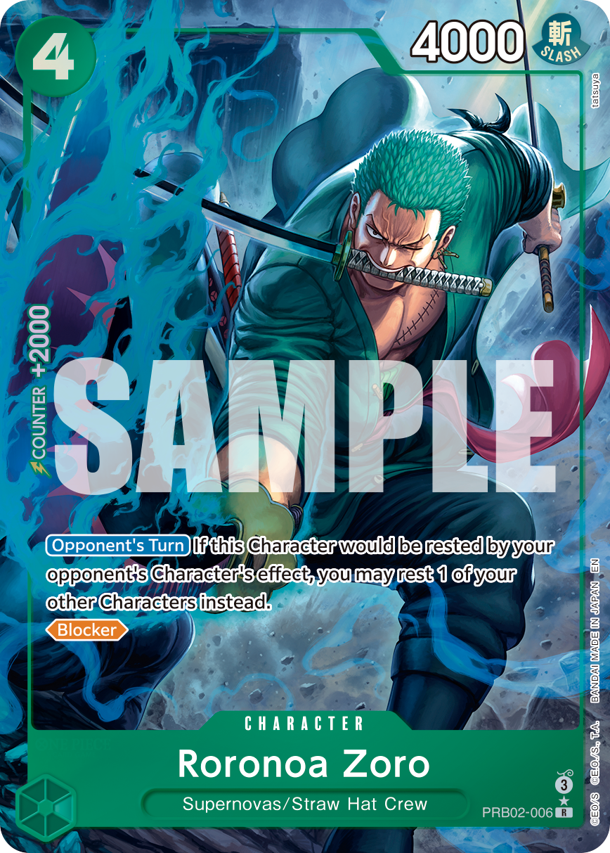 Roronoa Zoro - PRB02-006 (Alternate Art) PRB02-006_p1