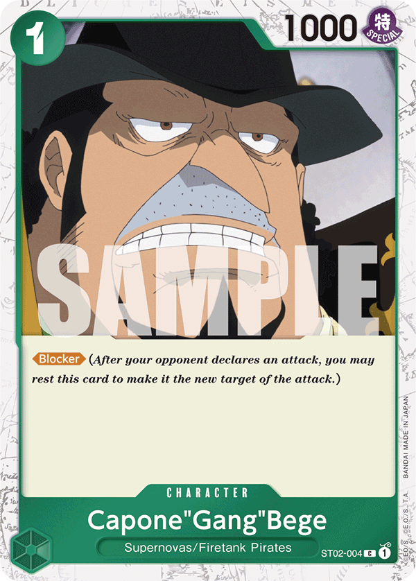 Capone"Gang"Bege (ST02-004) (Jolly Roger Foil) (alternativ bild) ST02-004_p2