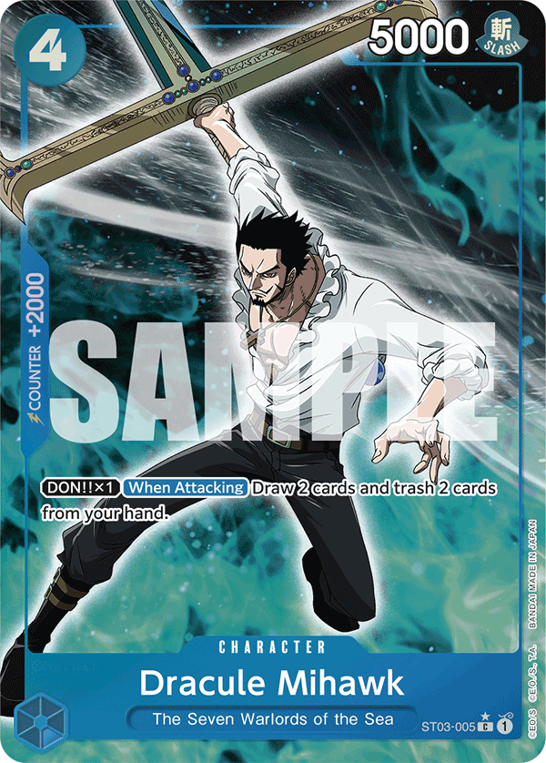 Dracule Mihawk (ST03-005) (Full Art) (alternativ bild) ST03-005_p5