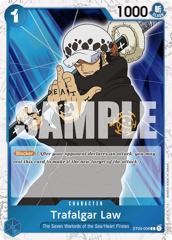Trafalgar Law (ST03-008) (Jolly Roger Foil) (alternativ bild) ST03-008_p6