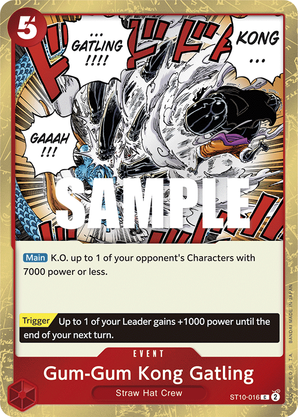 Gum-Gum Kong Gatling ST10-016