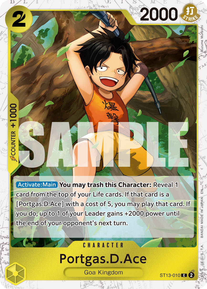 Portgas.D.Ace - ST13-010 (Pirate Foil) (alternativ bild) ST13-010_p2