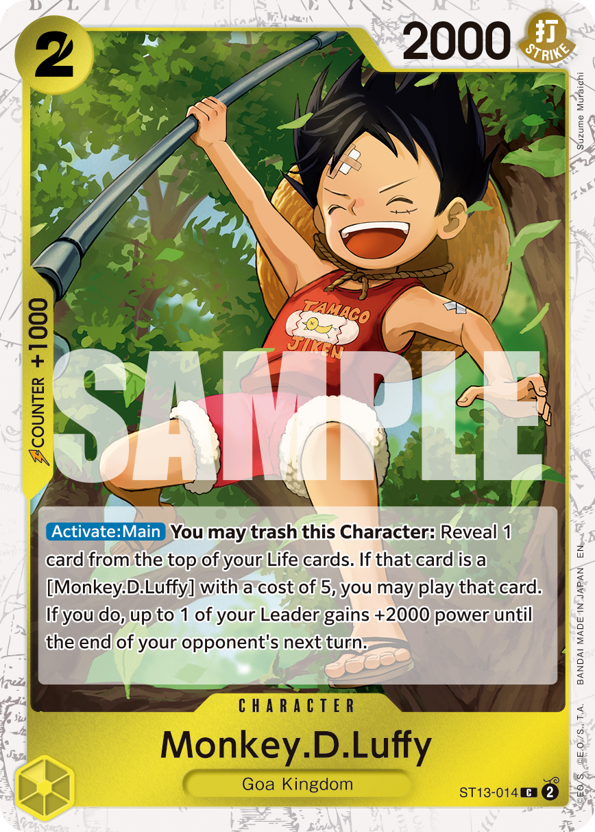 Monkey.D.Luffy - ST13-014 (Pirate Foil) (alternativ bild) ST13-014_p2