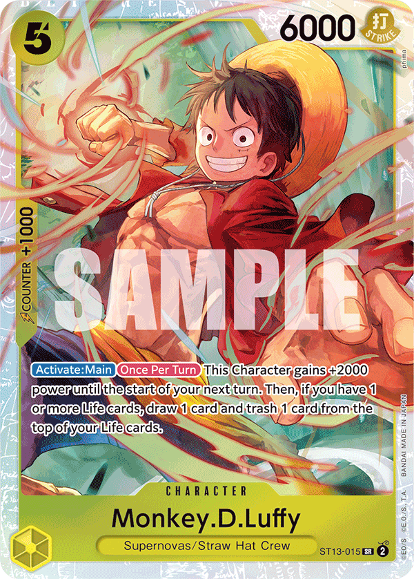 Monkey.D.Luffy (015) ST13-015