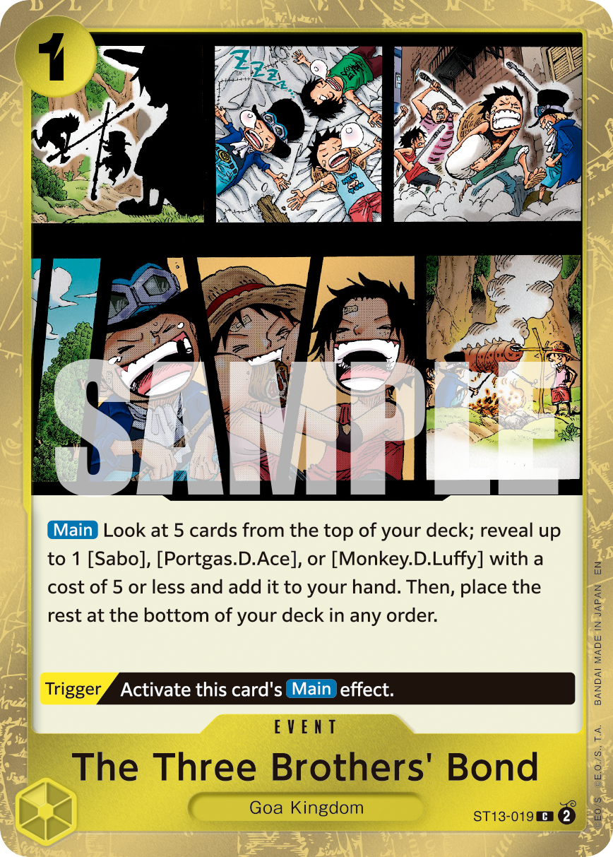 The Three Brothers' Bond (Pirate Foil) (alternativ bild) ST13-019_p1