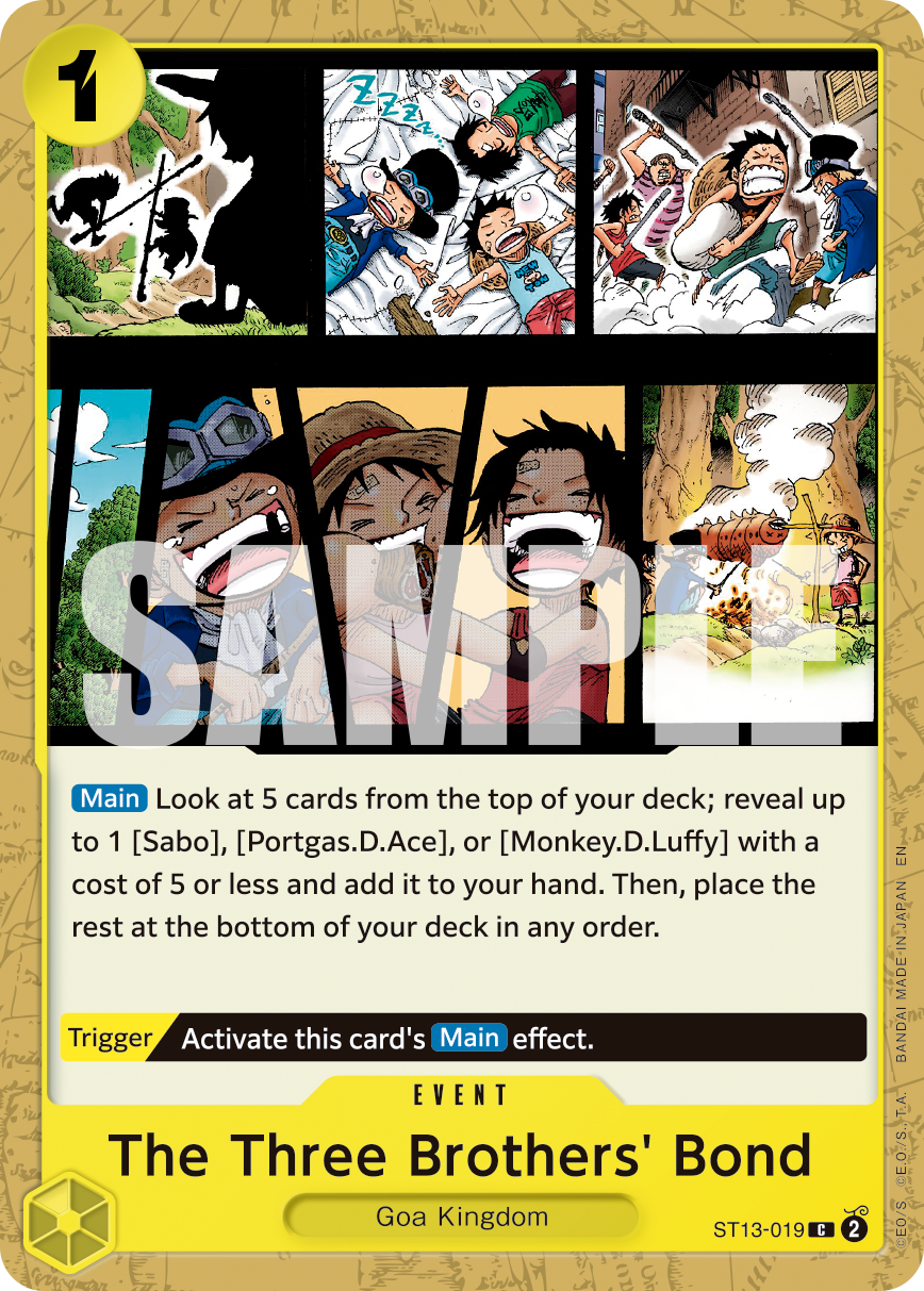 The Three Brothers' Bond (Reprint) (alternativ bild) ST13-019_r1