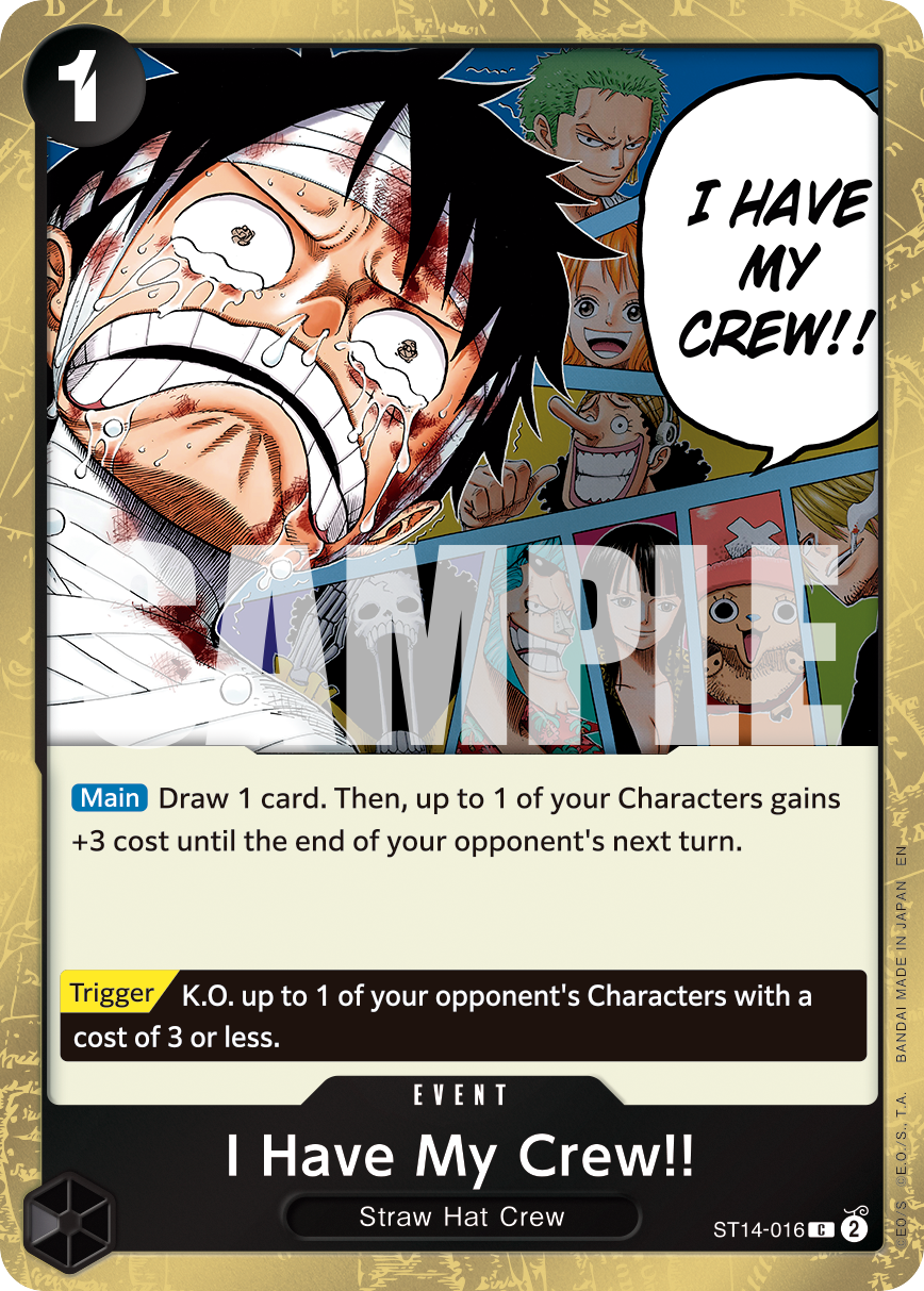 I Have My Crew!! (Pirate Foil) (alternativ bild) ST14-016_p1