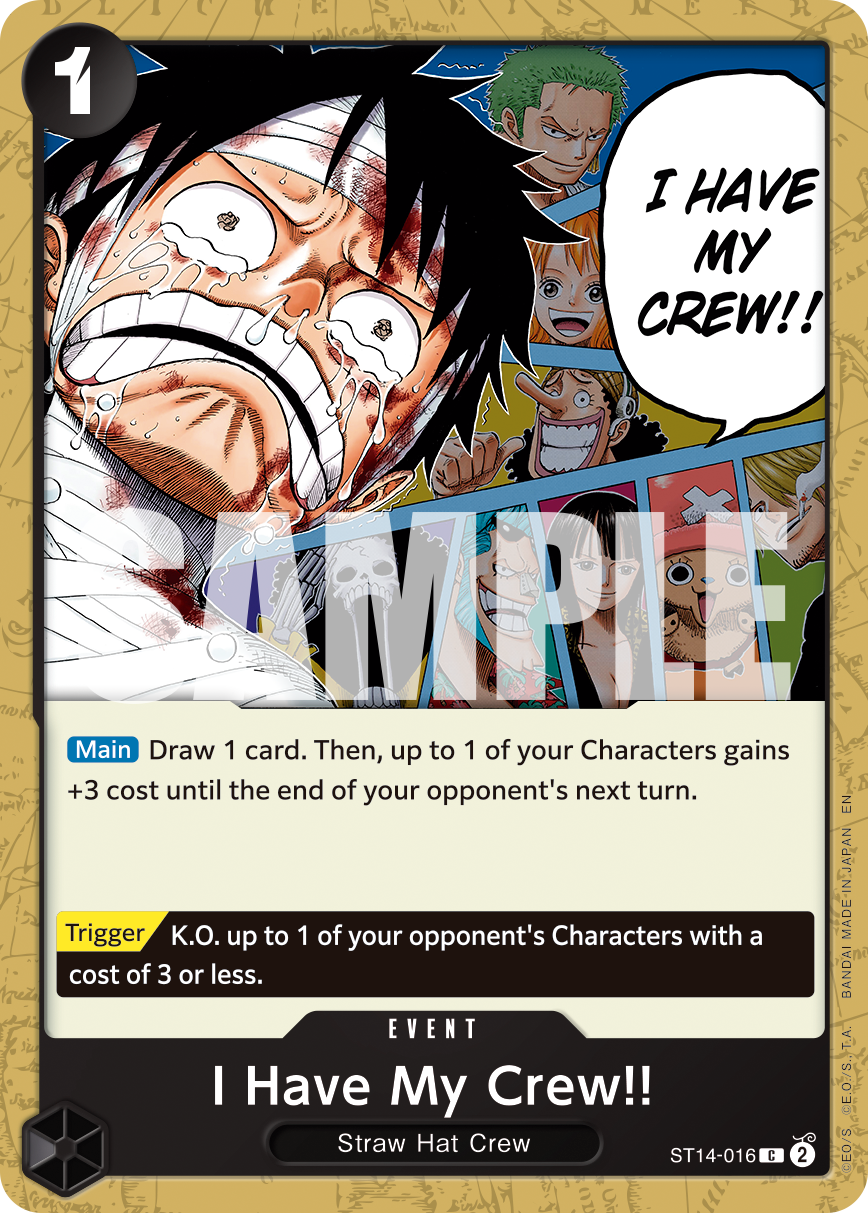 I Have My Crew!! (Reprint) ST14-016