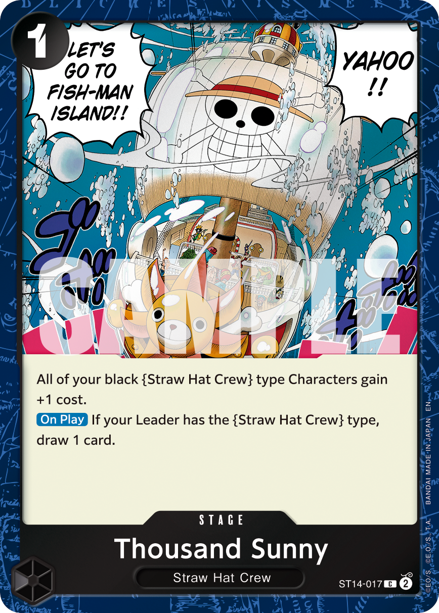 Thousand Sunny (Pirate Foil) (alternativ bild) ST14-017_p1