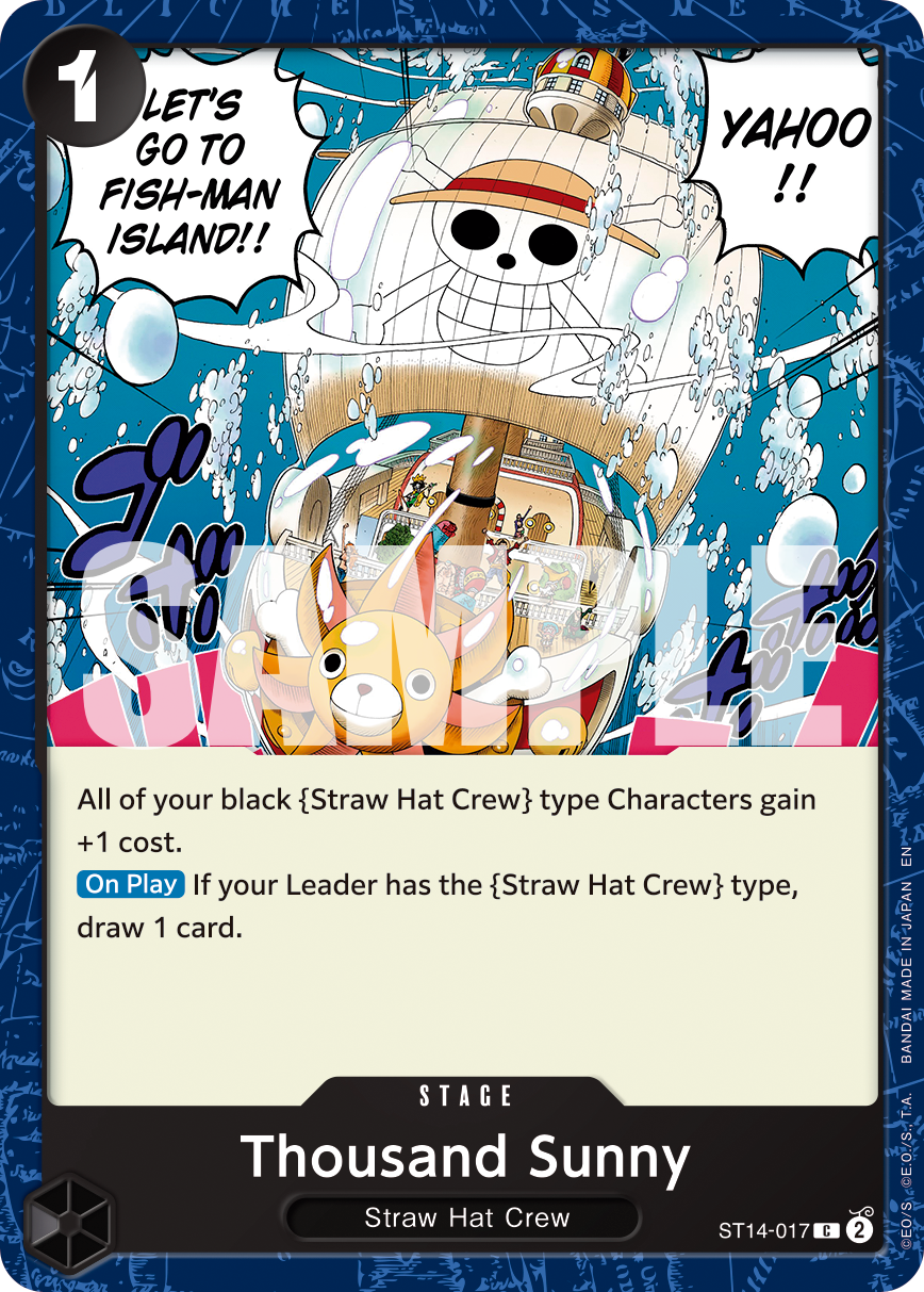 Thousand Sunny (Reprint) (alternativ bild) ST14-017_r1