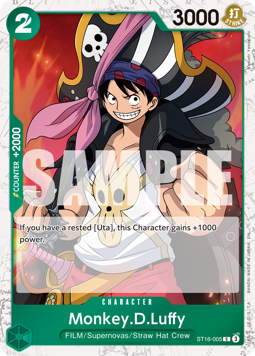 Monkey.D.Luffy - ST16-005 (Pirate Foil) (alternativ bild) ST16-005_p1