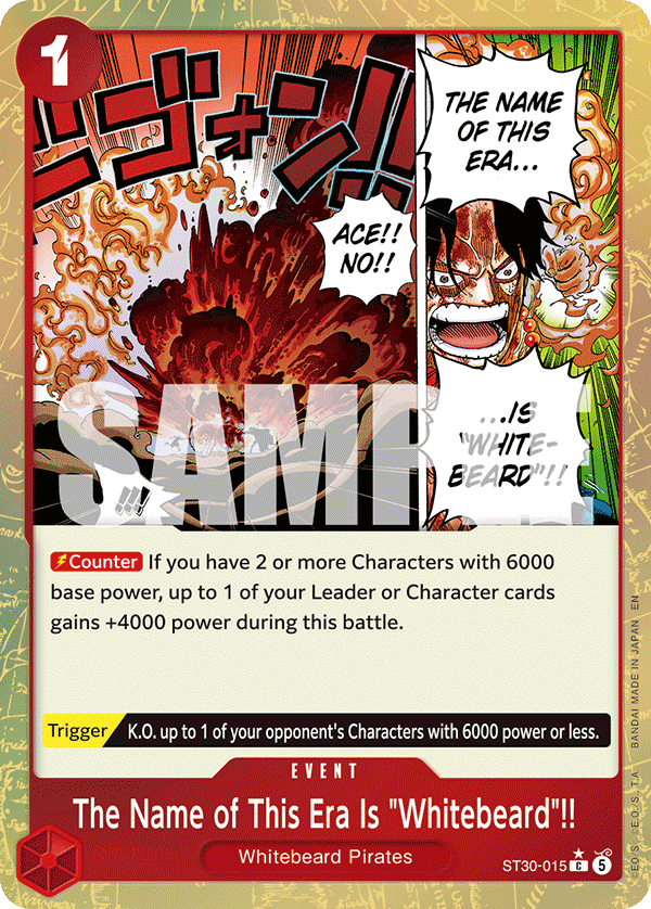 The Name of This Era Is "Whitebeard"!! (Parallel) ST30-015_p1